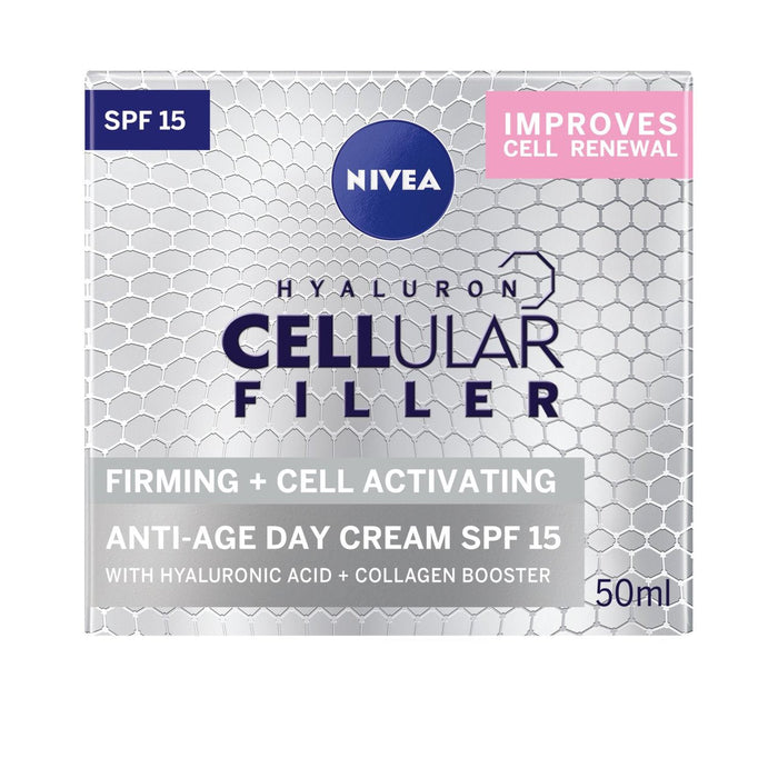 Paar voorwoord gebruik Special Offer - NIVEA Hyaluron Cellular Filler Anti Age Day Cream SPF15  50ml | British Online