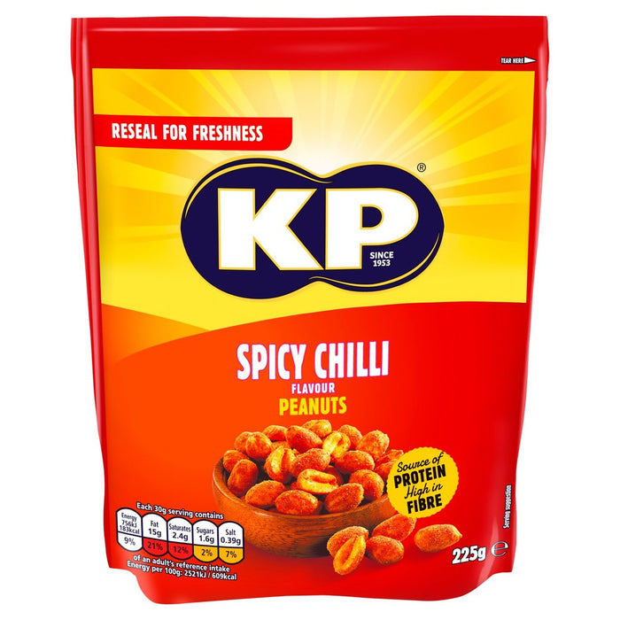 Kp Nuts Spicy Chilli 225g British Online British Essentials 4809