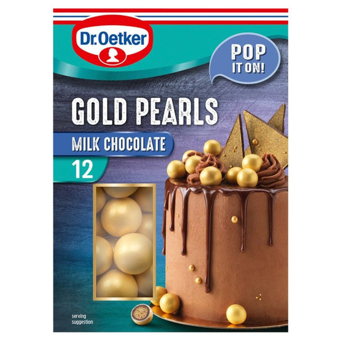 Oceaan Een zin biologisch Dr. Oetker 12 Milk Chocolate Gold Pearls Cake Decorations 36g | British  Online