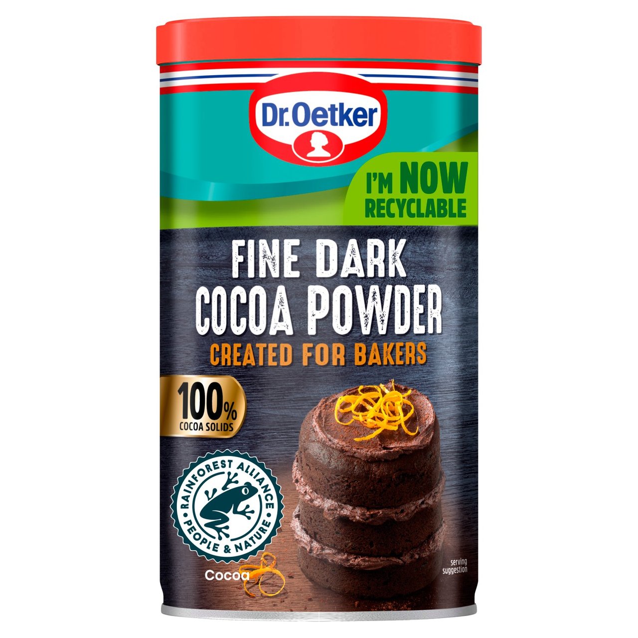 Eindig West vloeiend Dr. Oetker Fine 100% Dark Cocoa Powder 190g | British Online