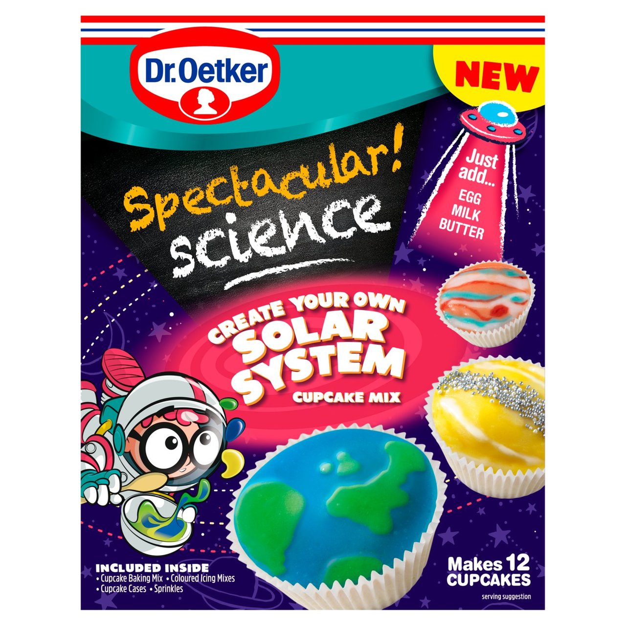 zeemijl Spektakel gisteren Dr. Oetker Solar System Cupcake Baking Kit 360g | British Online