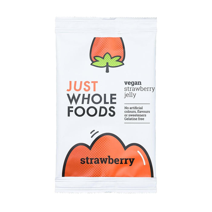 Just Wholefoods Vegan Strawberry Jelly 85g | British Online