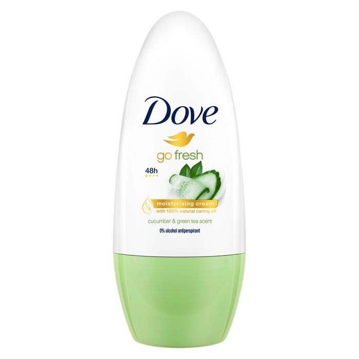 Dove Go Fresh Cucumber & Green Tea Roll-On Anti-Perspirant Deodorant 50ml | British