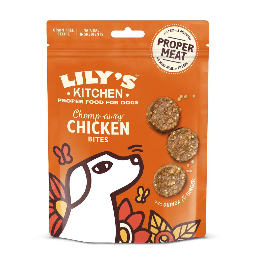 Lily's Kitchen Chomp Away Chicken Bites for Dogs 70g | British Online