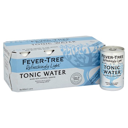 Naturally Light Tonic Water 8 x 150 ml | British Online