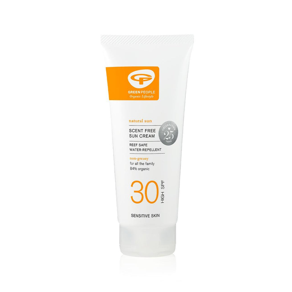 Green People Sun Cream SPF 30 Scent Free 200ml | British Online