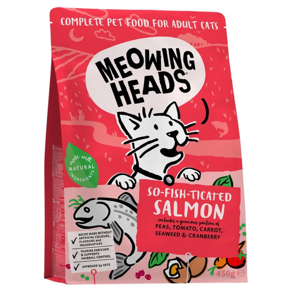 Meowing Heads So-fish-ticated Salmon 450g | British Online
