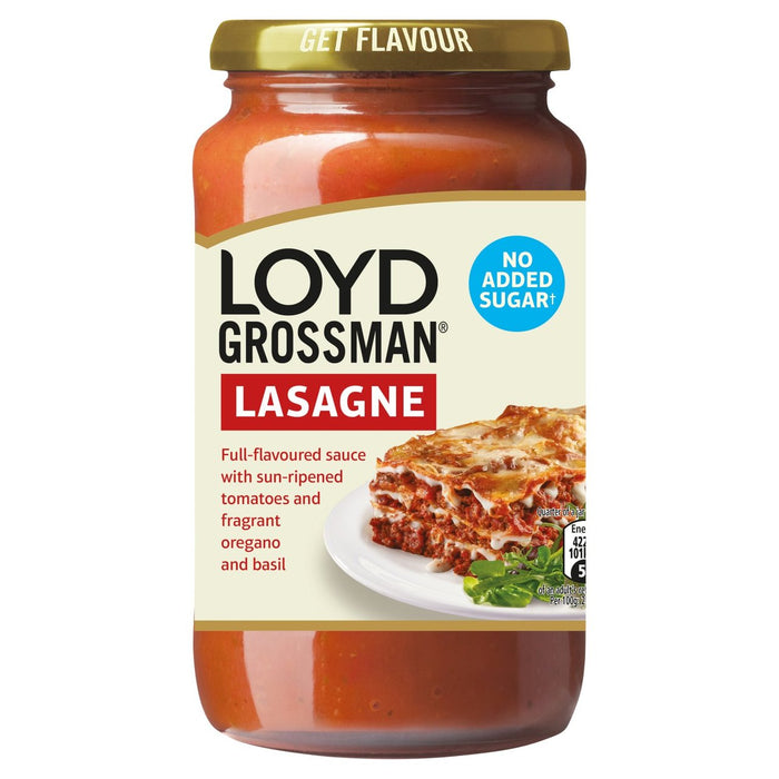 Loyd Grossman Red Lasagne Sauce 450g | British Online | British Essentials