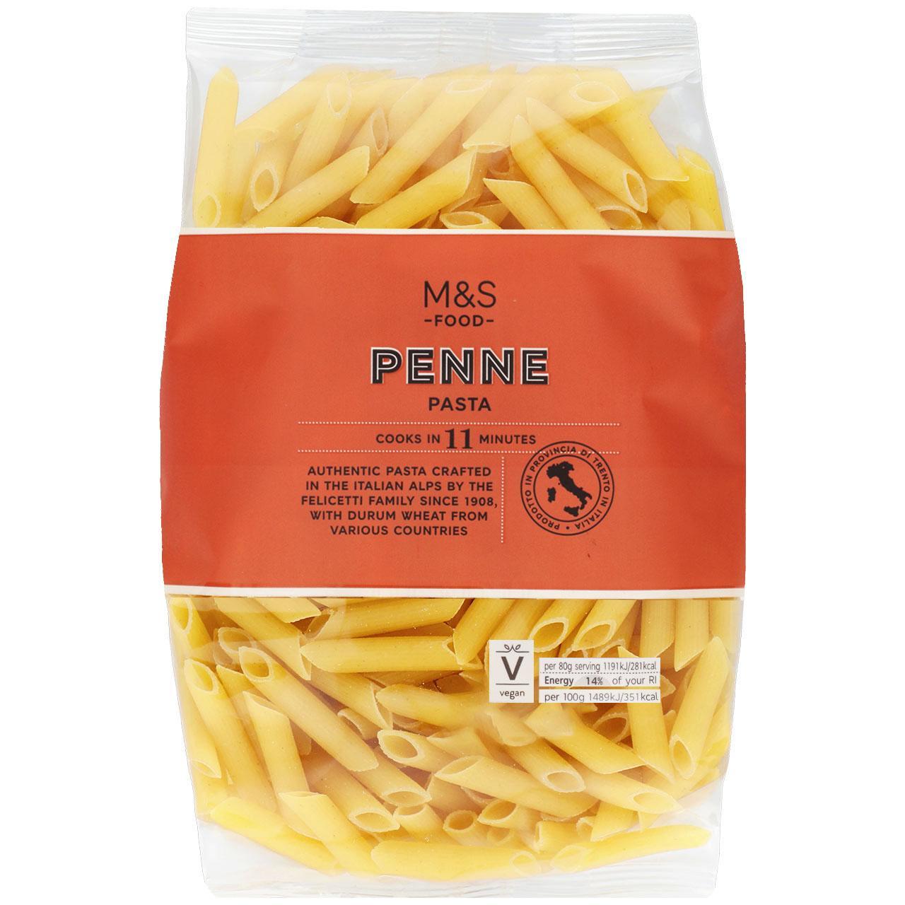 M&S Penne Pasta 500g | British Online | British Essentials