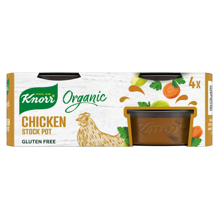 Knorr Organic Chicken Stock Pot 104g | British Online | British Essentials