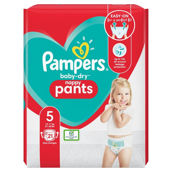 mezelf Glimmend Heup Pampers Baby Dry Pants Size 5 Essential Pack 21 per pack | British Online