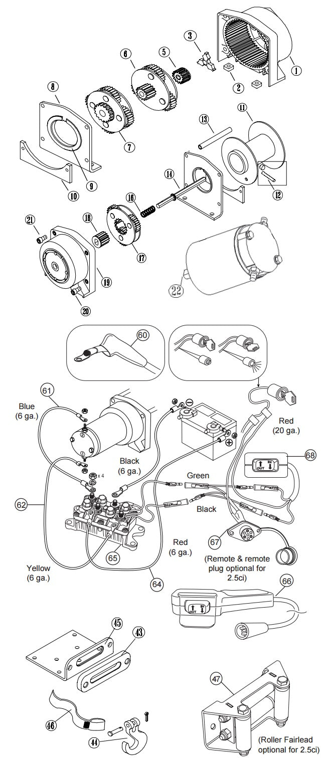 Warn 2 5ci