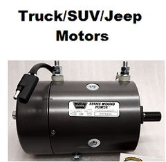 Truck winch motor