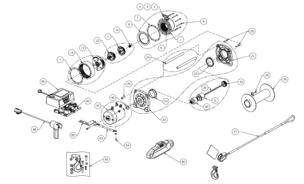 VR10000-S exploded view