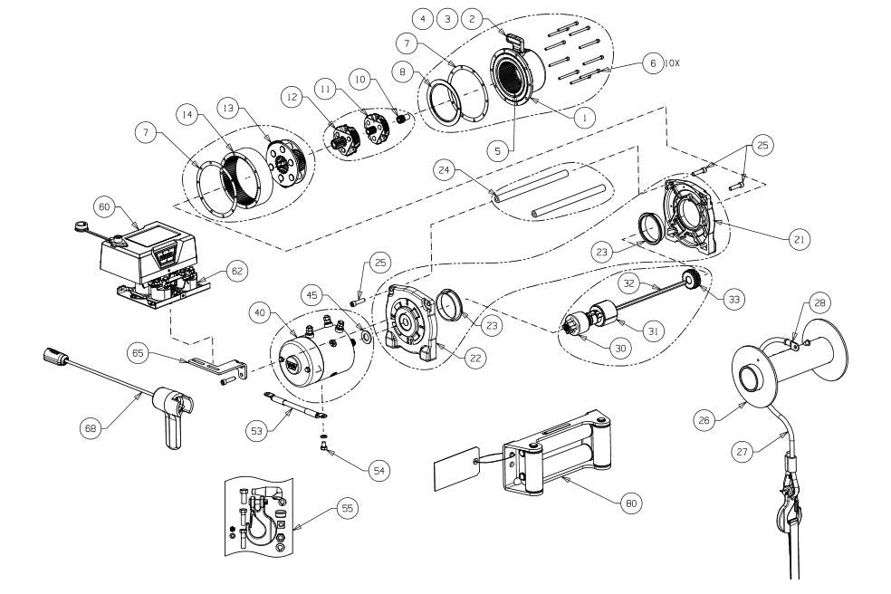 Warn Vr10000 Truck Winch Parts  U2013 Montana Jacks Outpost