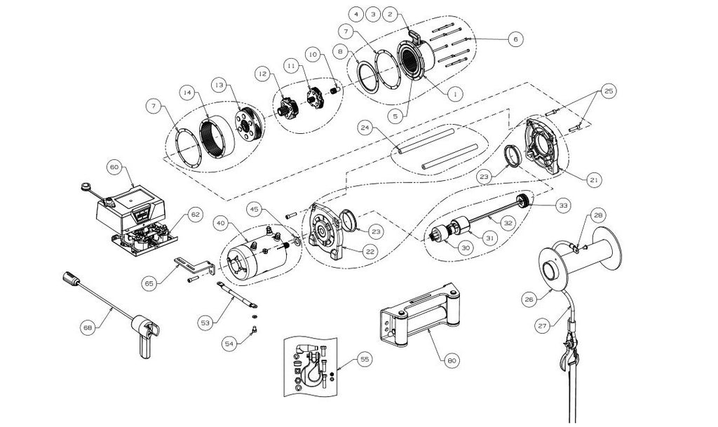 vr12000 exploded view