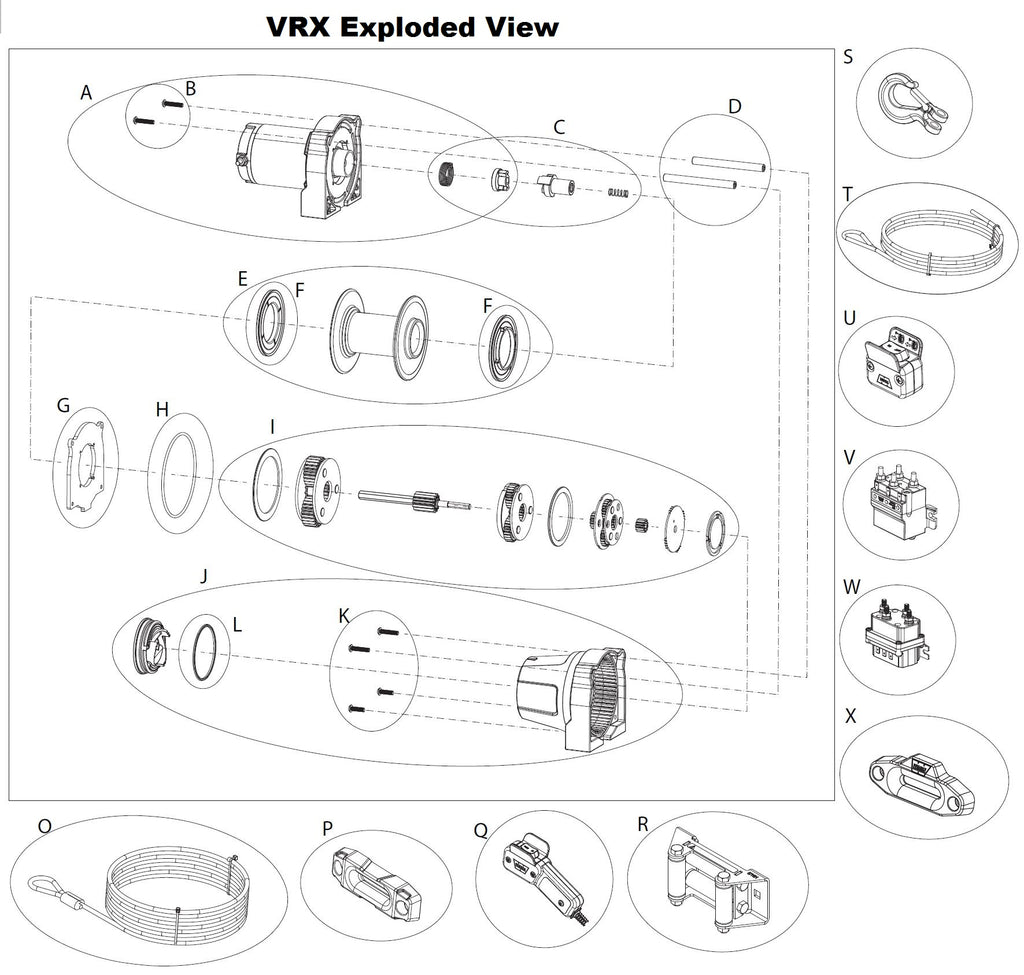 Warn Vrx 3500 Atv Winch Parts  U2013 Page 2  U2013 Montana Jacks Outpost