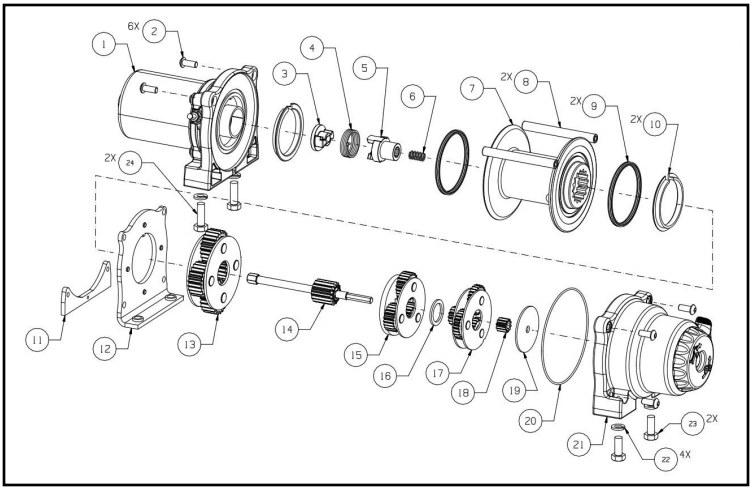 Warn Atv Winch Parts Diagram