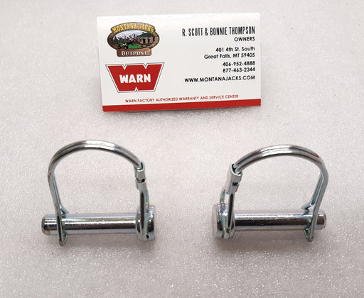 WARN 63063 Trailer Hitch Pin with clip, 5/8 — Montana Jacks Outpost