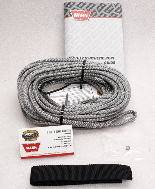 WARN 77212 Synthetic Winch Rope Kit, 5/32 x 40', for RT/XT 15, 1.5ci, —  Montana Jacks Outpost