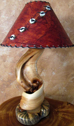 twisted juniper table lamp