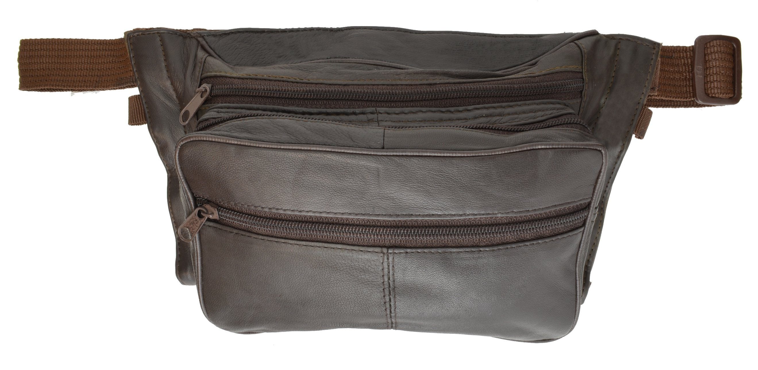 Leather Waist Pouch With Gun Space