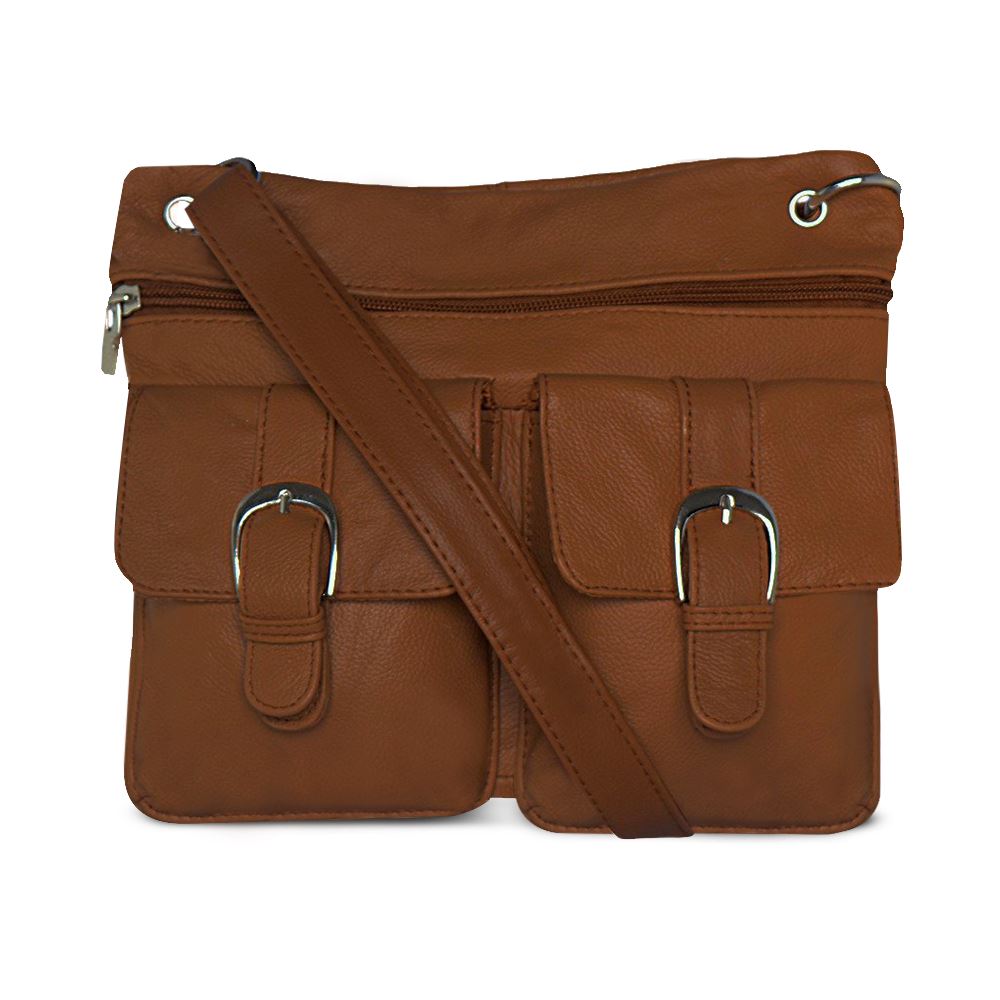 Soft Leather Crossbody Bag Assorted Colors