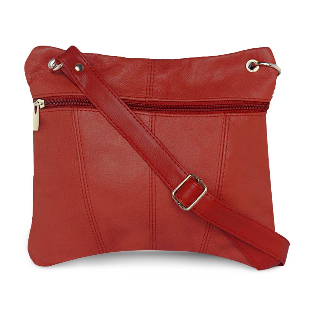 home products soft leather crossbody bag assorted colors