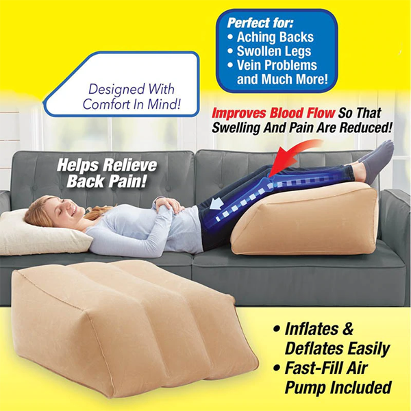 Inflatable Leg Elevation Pillow – eFizzle