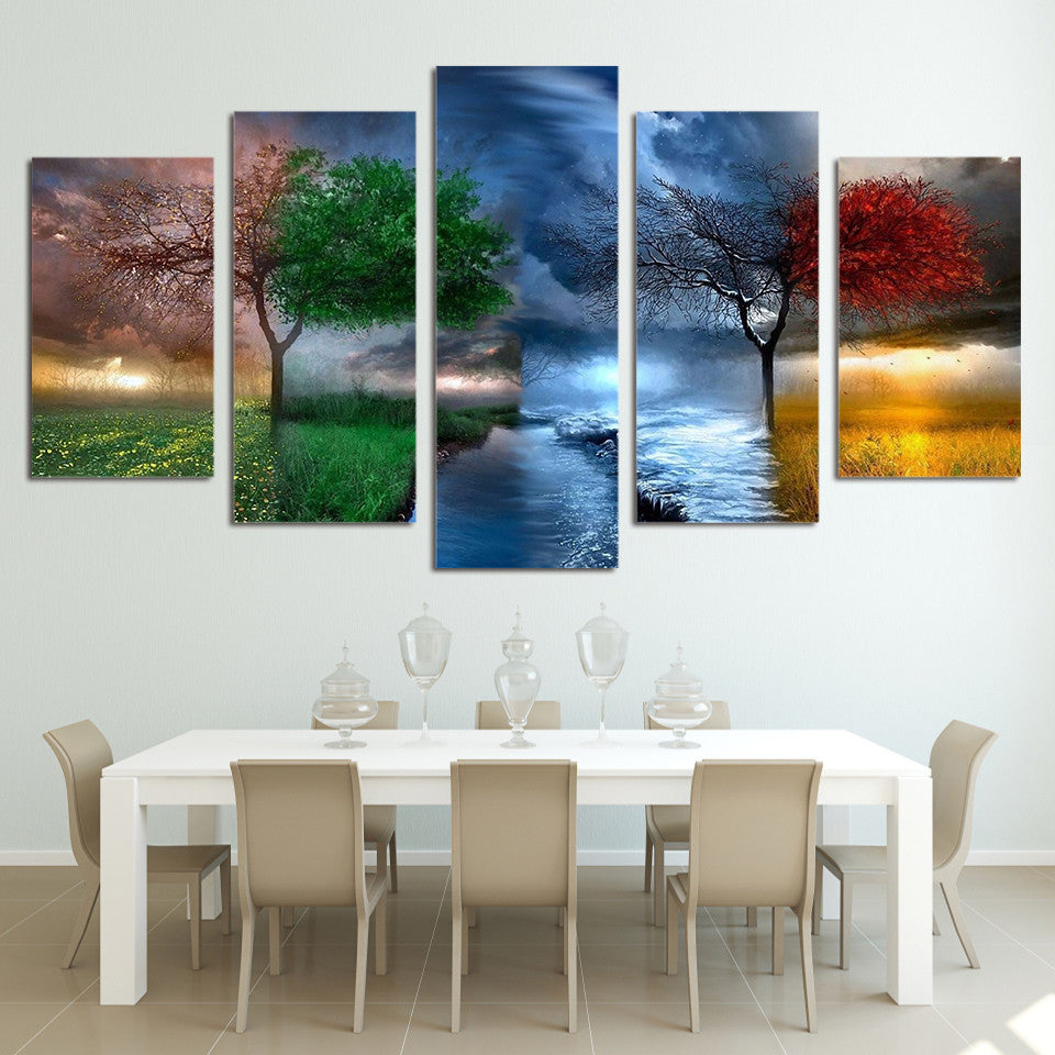 Four Seasons Canvas Set