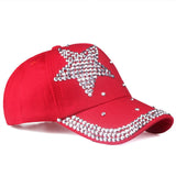 Rhinestone Star Baseball Cap – TeeRocks.com