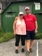 Me and my mom at the seed farm