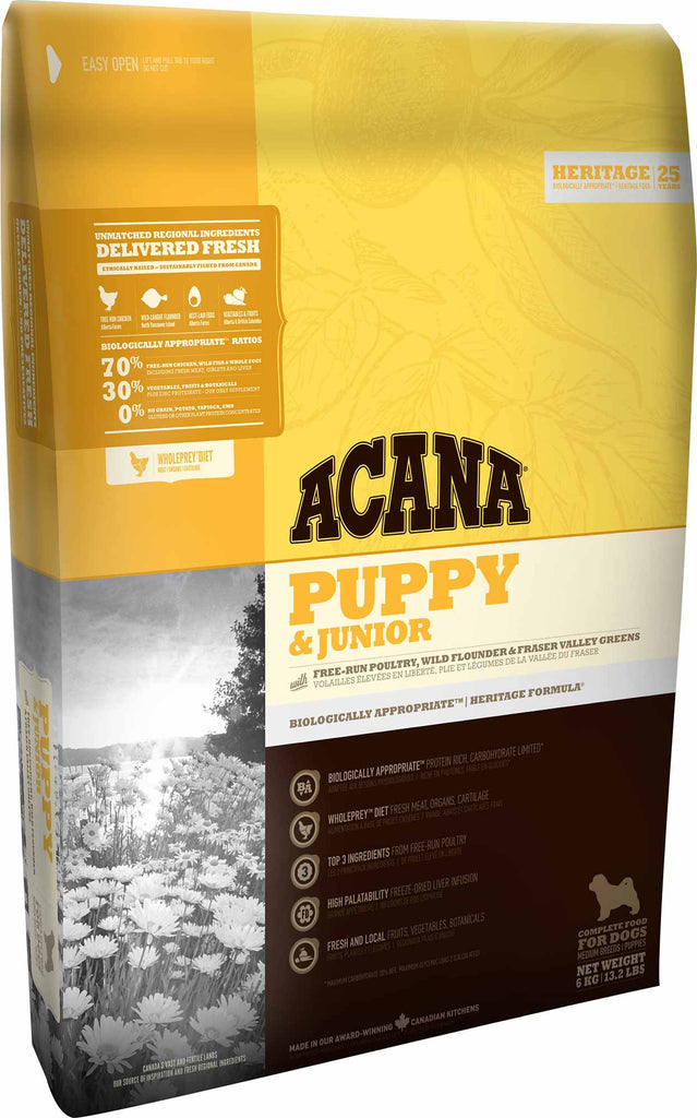 acana heritage puppy & junior dog food