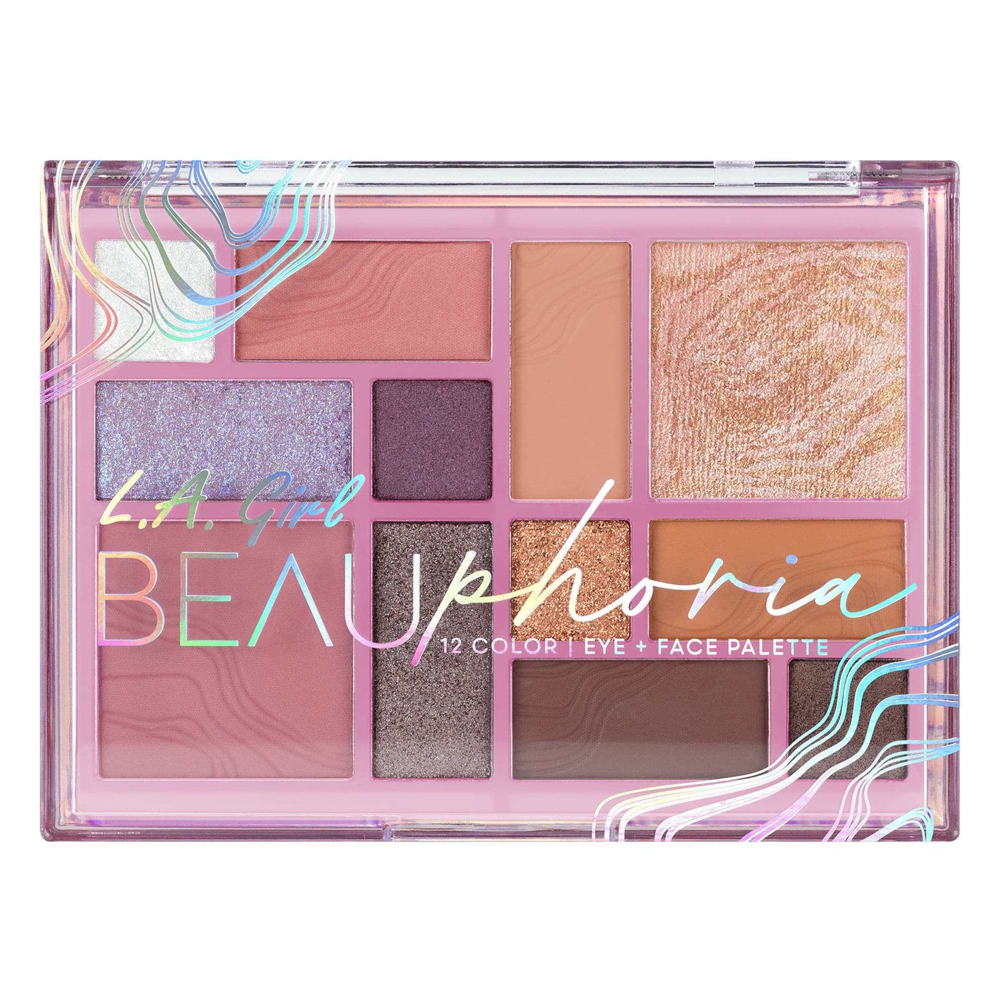 Beauphoria 12 Color Eye + Face Palette - LA Girl Cosmetics product image