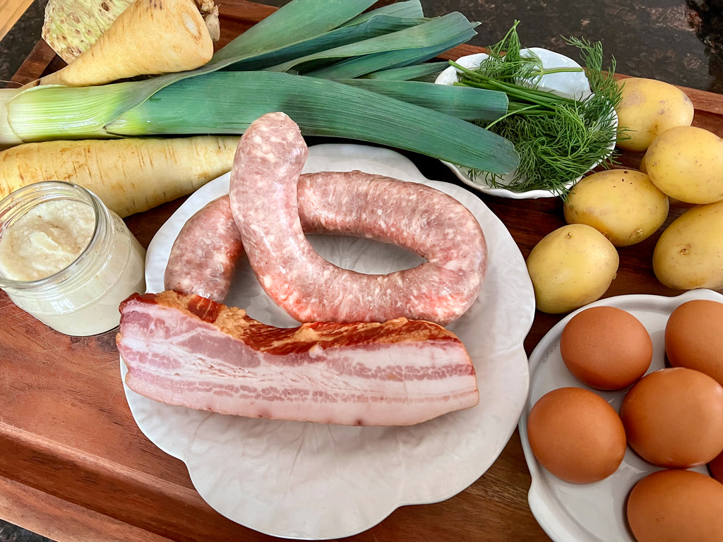 Biala sausage & bacon