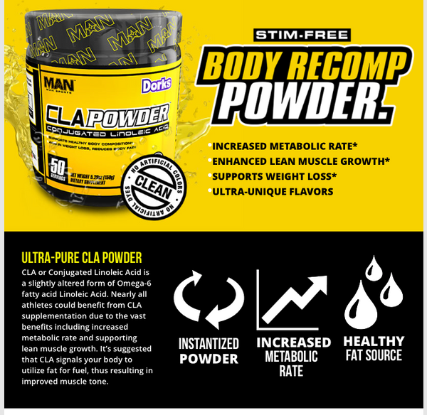 MAN Sports CLA Powder