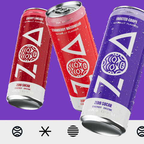 ZOA Energy Drink by Dwayne the Rock Johnson Pre Workout 