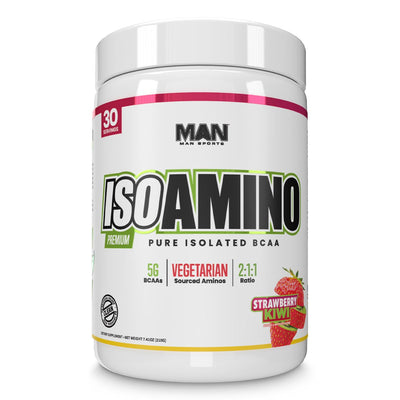 MAN Sports ISO Amino BCAA Supplement Strawberry Kiwi
