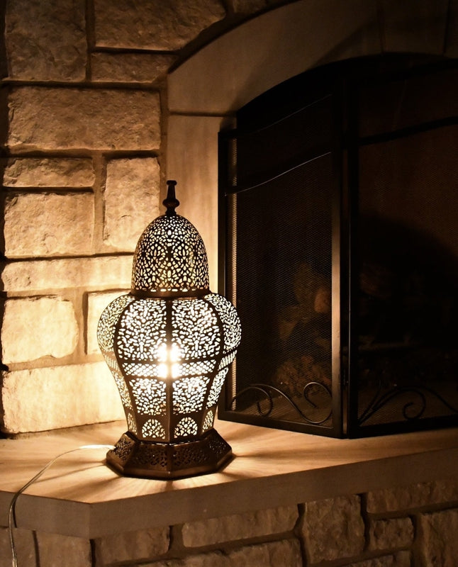 moroccan table light