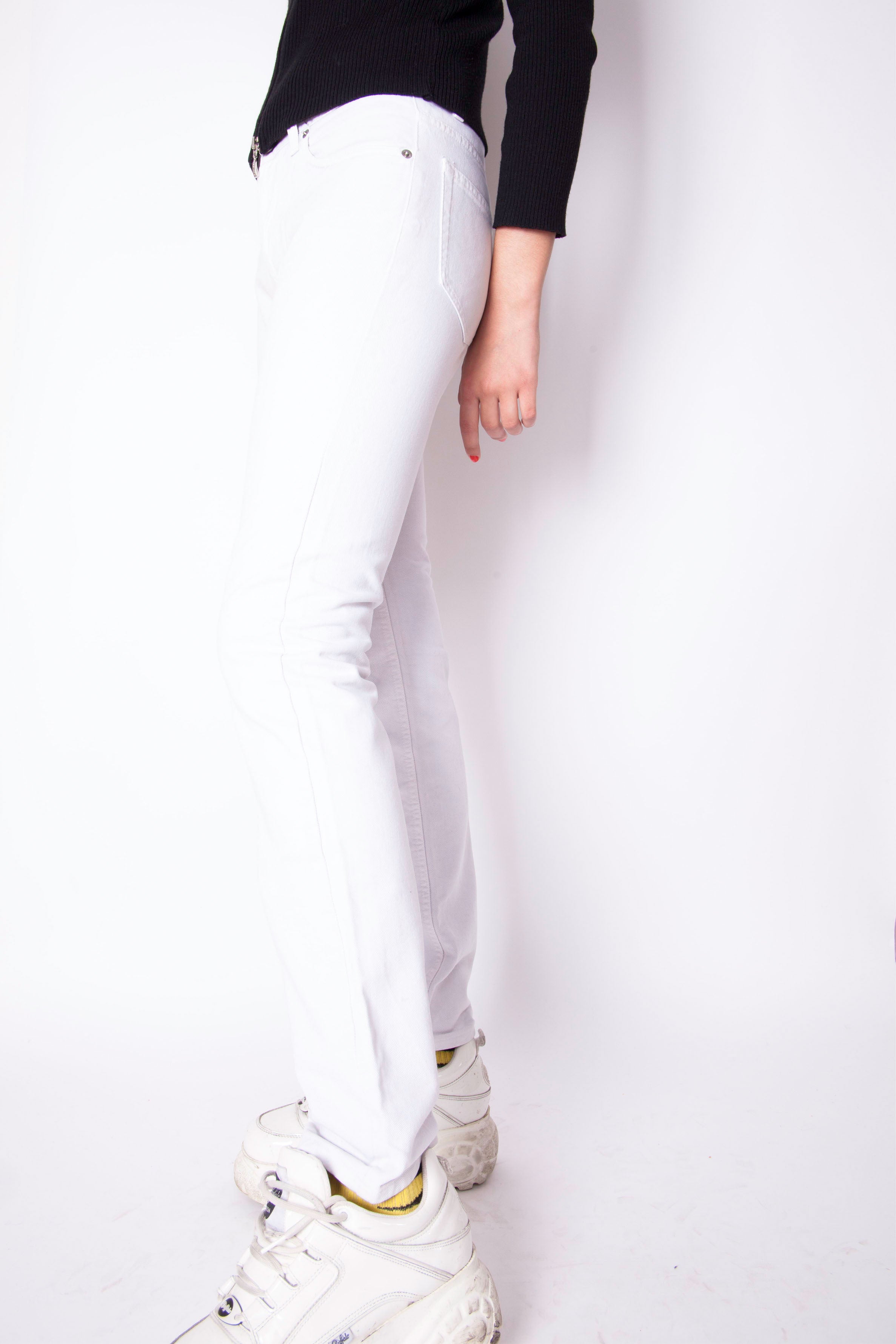 fendi white jeans