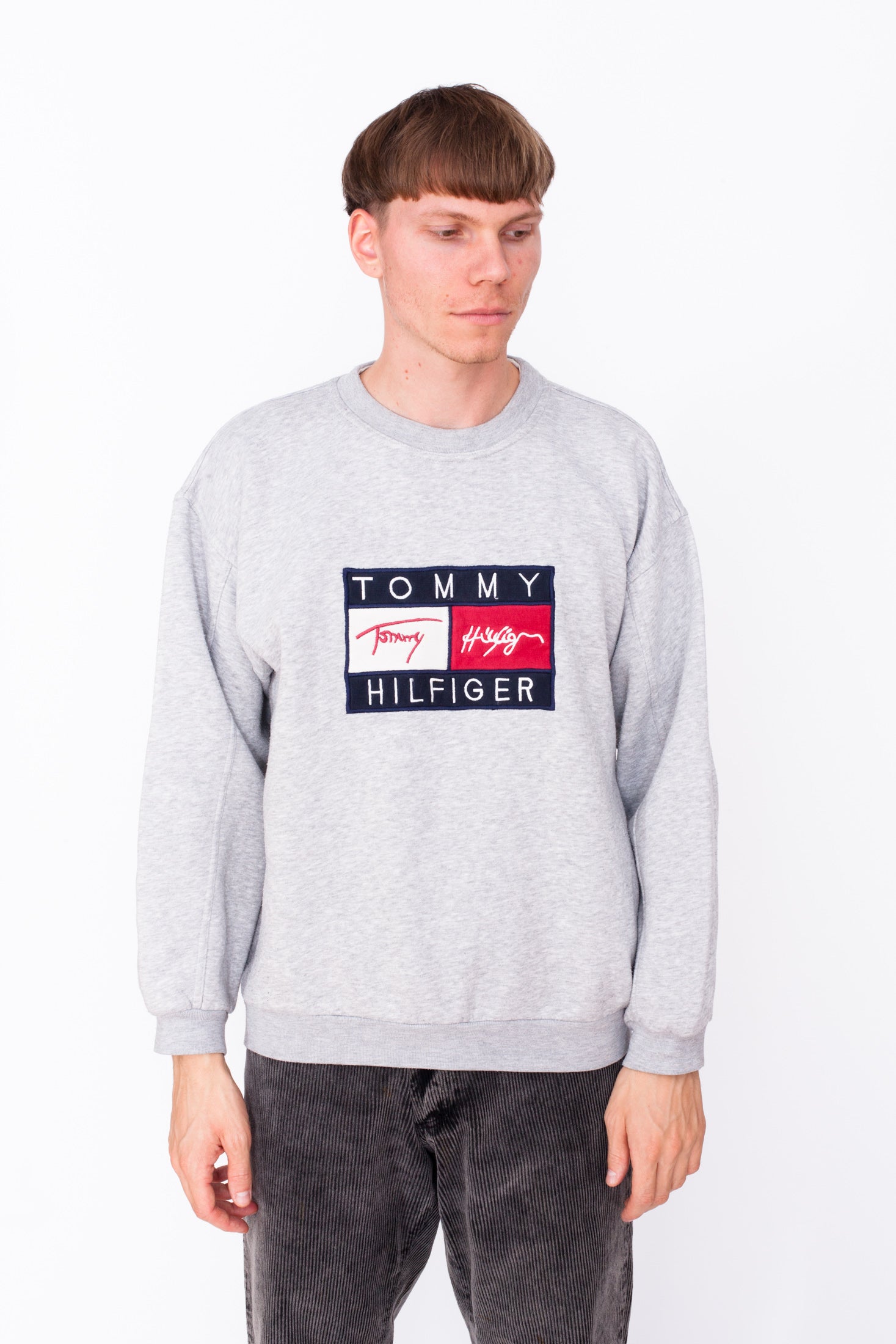 tommy hilfiger big logo hoodie