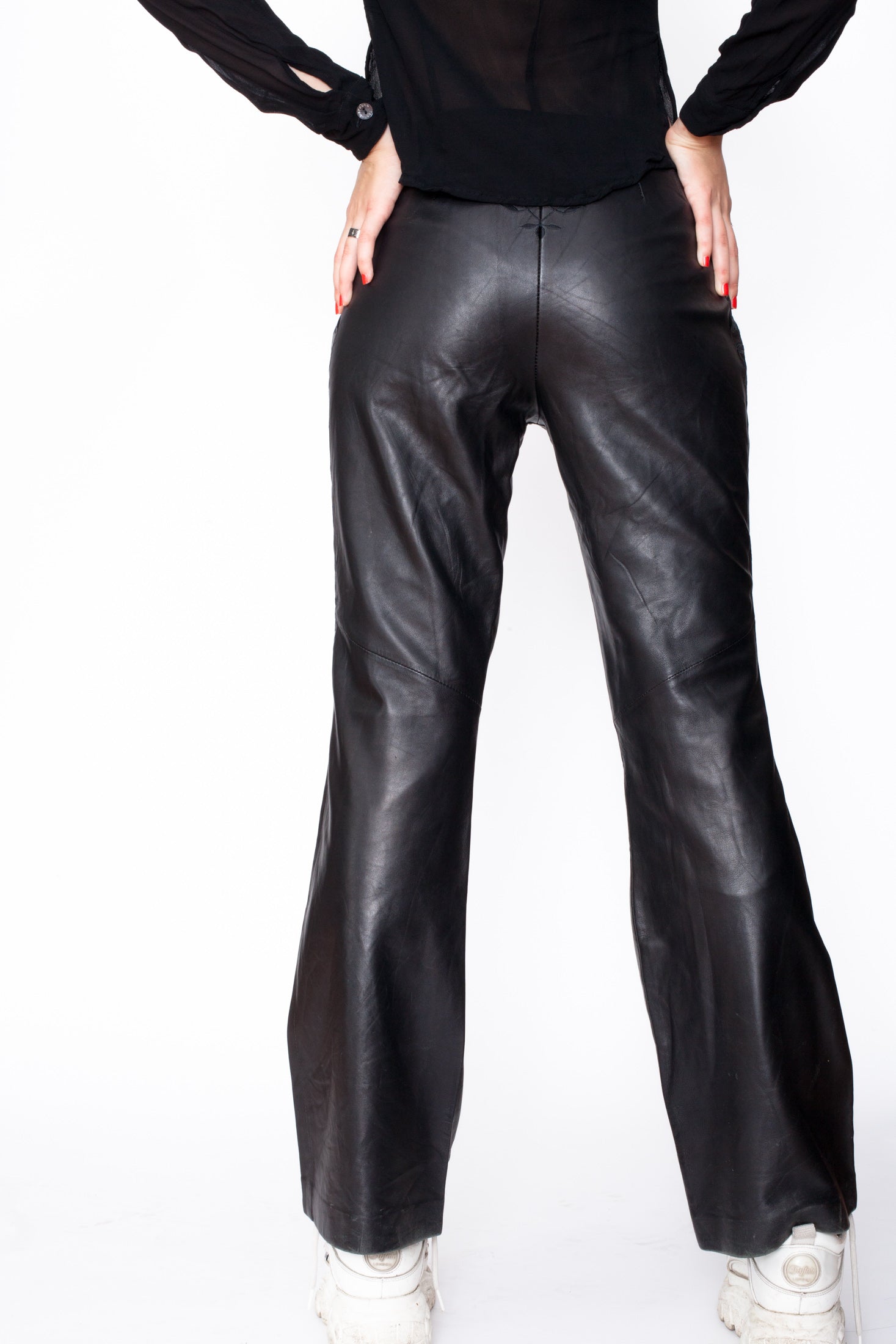 90's leather pants