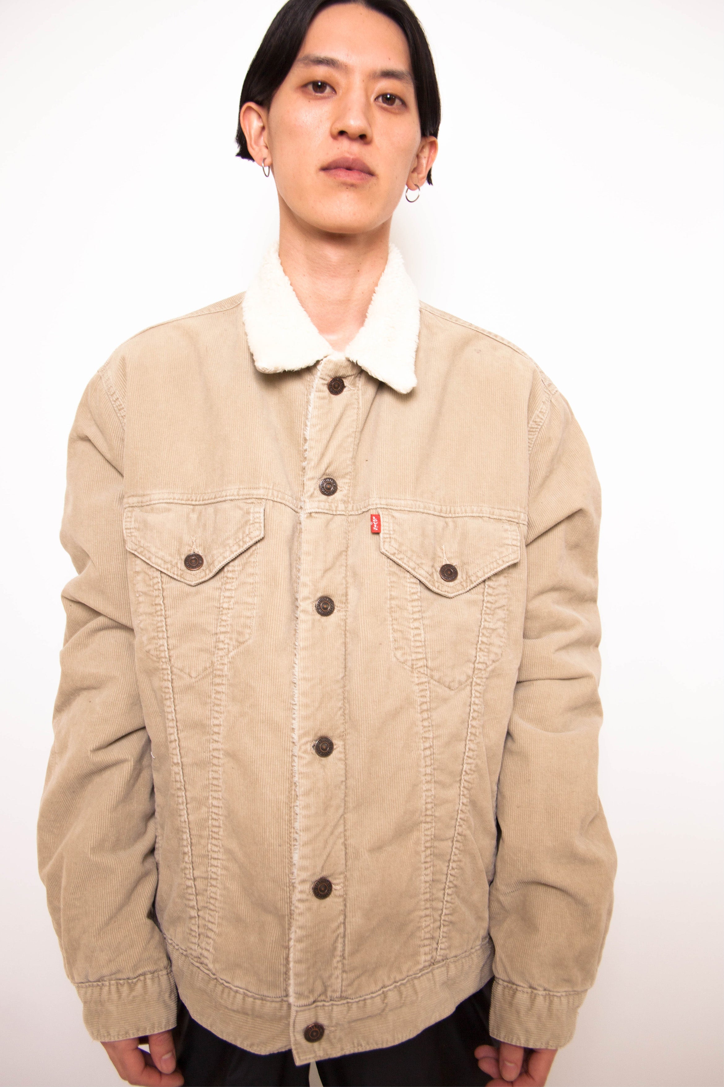 Vintage 90s Levi's Fleece Lined Corduroy Jacket – Not Too Sweet