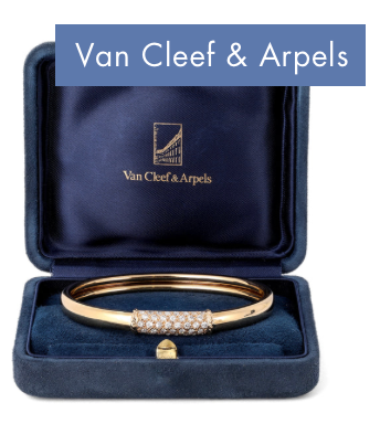 Vintage van cleef and arpels diamond philippines bangle bracelet on 18k yellow gold