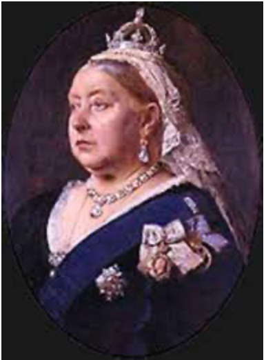 Queen Victoria wearing opals
