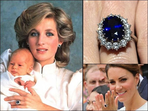 Achetez une bague comme Princess Diana Sapphire Cluster