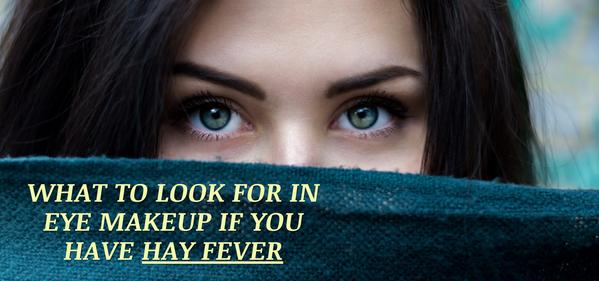 eye makeup allergies seasonal hay fever tips Amaterasu Beauty