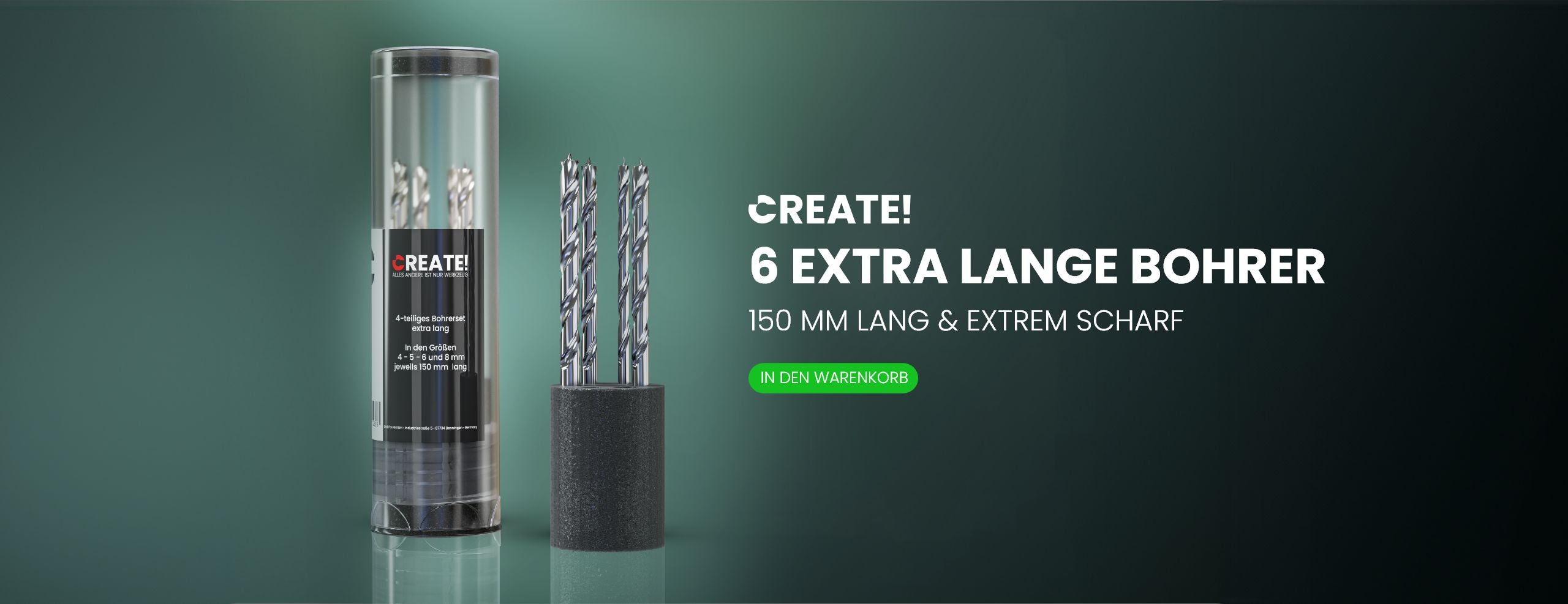 Extra lange Bohrer