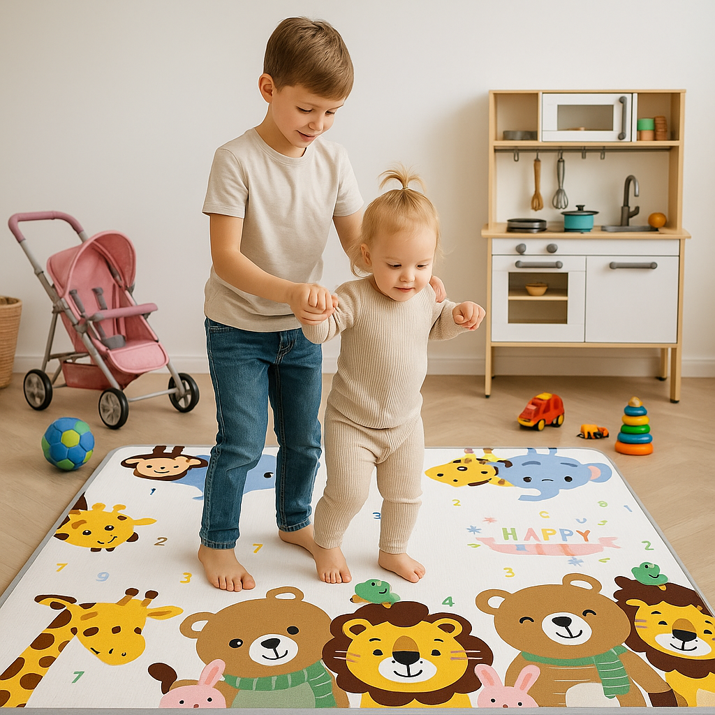 tapis-eveil-garcon-et-fille-entrain-de-marcher