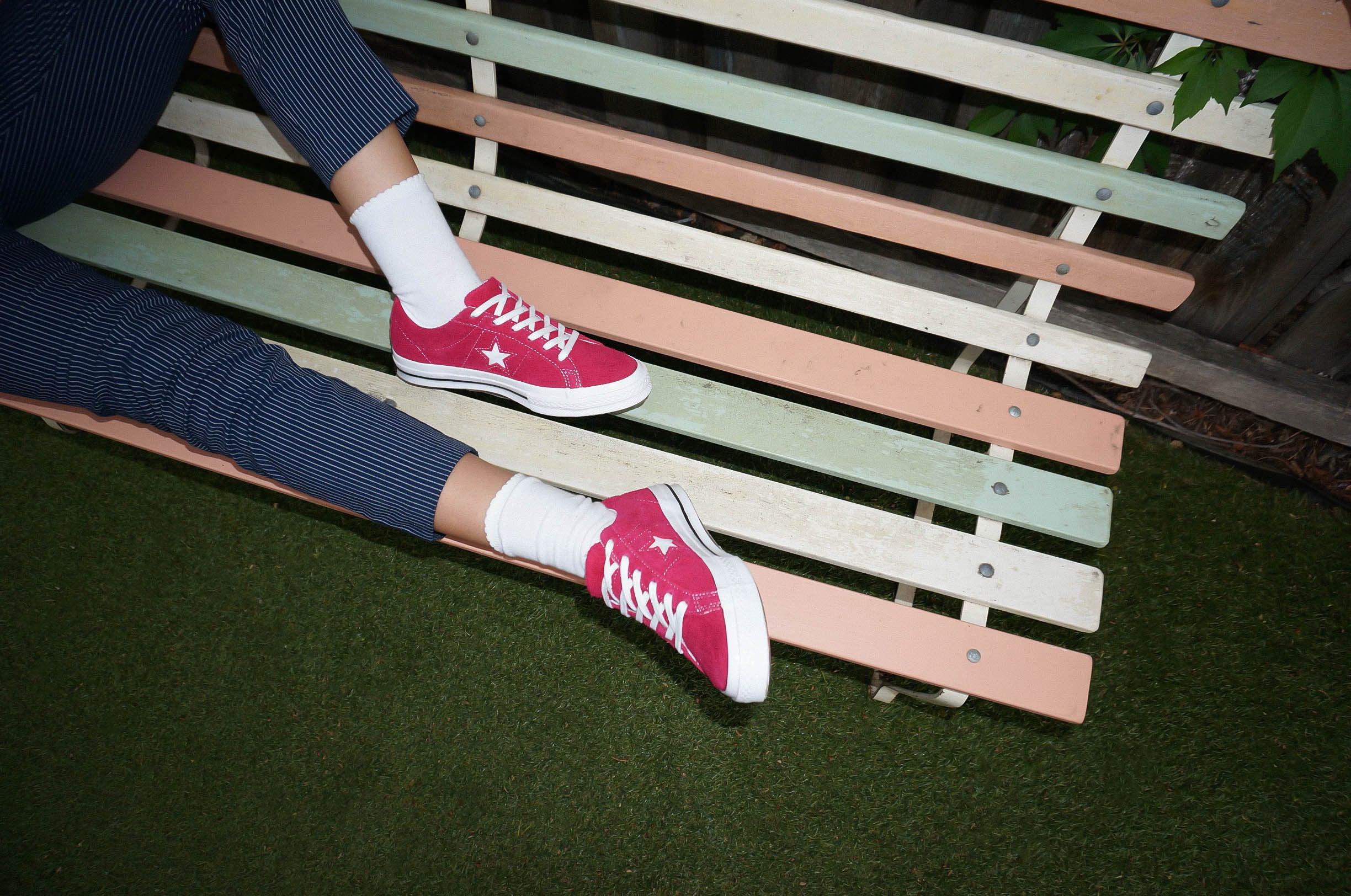 pink boutique trainers